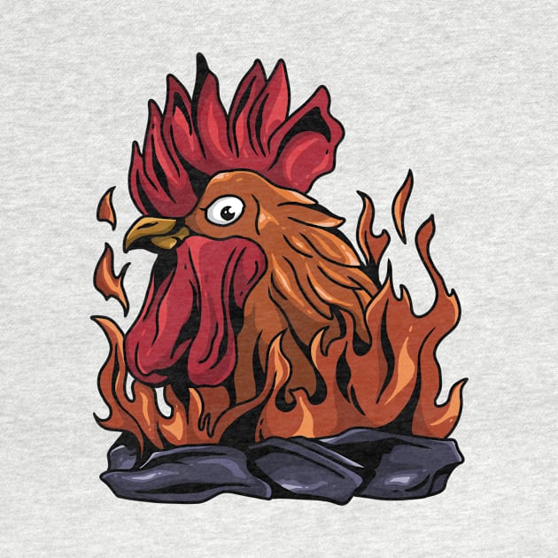 Chicken burn by 995dsgn